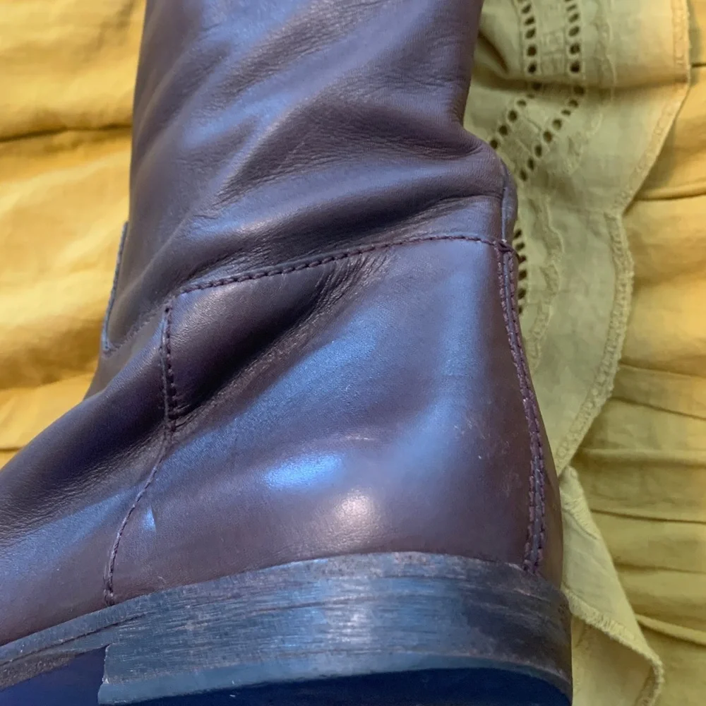 Coach Brown leather knee-high boots 9 1/2 - Picture 5 of 8